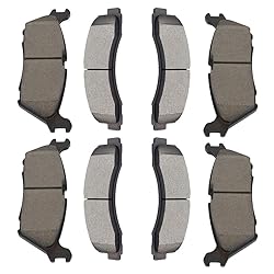 cciyu D1414 D1790 Front & Rear Brake Pads For Ford