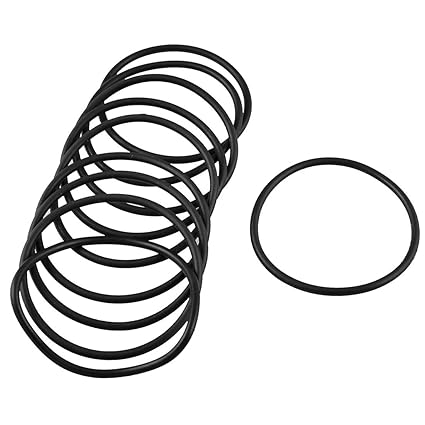 10 PCS 60 mm Durchmesser 3 mm dicken Gummi versiegelt Oil Seal Dichtung O Ringe schwarz