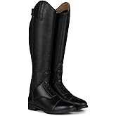 HORZE Rover Women's Synthetic Leather Classic Tall Field Riding Boots | Water-Resistant with Laces and Rear Zipper