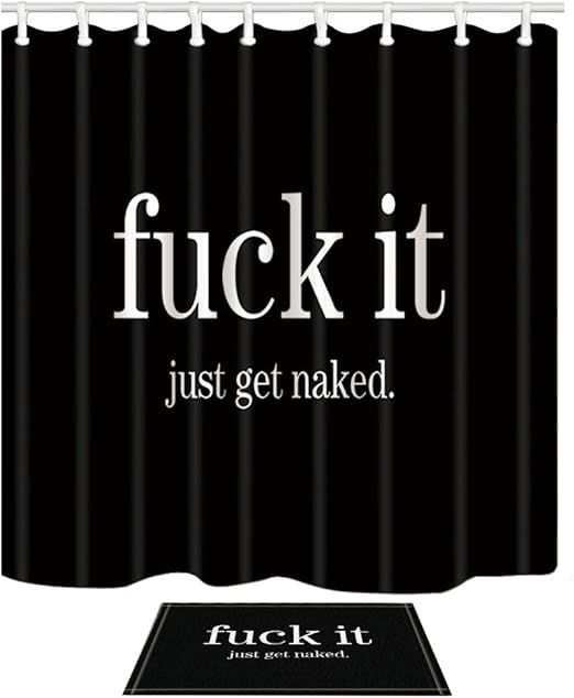 Amazon Com Nymb Quote Decor Funny Fuck It Just Get Naked In