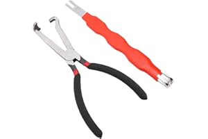 aqxreight Electrical Disconnect Pliers Disassembly Pliers Multifunctional Fuel Line Disconnect Tool for Car Repair Red Quick 