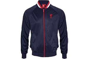 LIVERPOOL F.C. Liverpool Football Club Official Soccer Gift Mens Retro Track Top Jacket