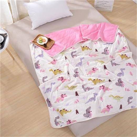 pink dinosaur blanket