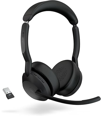 Jabra Evolve2 65 Flex Link380a UC Stereo WLC, NA | Amazon.com.br