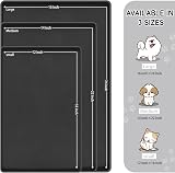 MateeyLife Cat Food Mat Anti-Slip Silicone Waterproof 46x30cm Black view 2