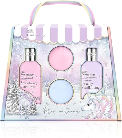 Baylis & Harding Unicorn Hand Bag Gift Set 100ml Shower Crème Body Wash Bath