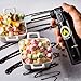 Kitchen {Culinary} Torch | Cooking Torch For Creme Brulee | Butane Blow Torch For Home & Pro Chefs | Safety Lock & Adjustable Flame | Free Bonus: Stand & 2 Recipe E-Books | By XPERTS FLAME. (BLACK)