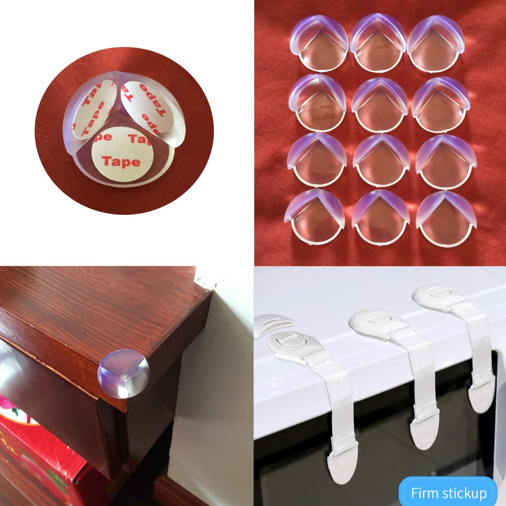 Soft Clear Baby Proofing Corner Guards & Edge Protectors,12 Pack Child