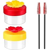 Handheld Hummingbird Feeders, 2pcs Hummingbird Hand Feeder, Hand Hummingbird Feeders, Hummingbird Feeder Handheld with Cleaning Brush for Outdoor Supplies (Handheld Hummingbird Feeders)