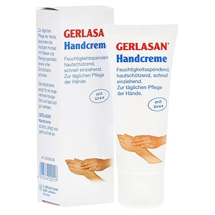 GERLAN Handcreme, Gerlasan mit Urea Intensivpflege für strapazierte Hände, 40 ml