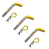 MaxxHaul 50565 3 Pack Trailer Hitch Pin & Clip with