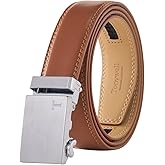 Tonywell Ratchet Belts for Men, Leather Dress Casual Belt, 1 3/8" Adjustable with Comfort Click Buckle