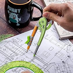 Mr. Pen- Compass and Protractor Set, Geometry