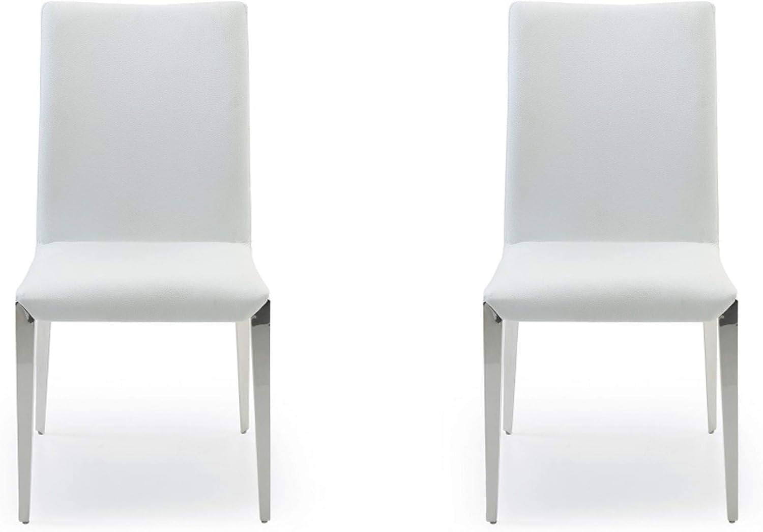 Limari Home The Tucky Collection Modern White Leatherette