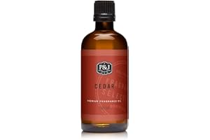 P&J Trading Fragrance Oil | Cedar Oil 100ml - Candle Scents for Candle Making, Freshie Scents, Soap Making Supplies, Diffuser Oil Scents