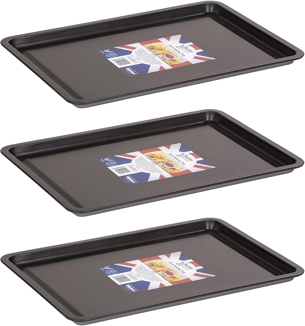 Wham Non-Stick Baking Tray Set of 3 32x23x1.5 cm F35
