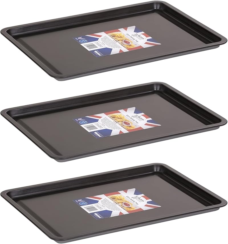 Wham Non-Stick Baking Tray Set of 3 32x23x1.5 cm F35