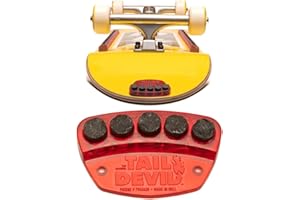 THE ORIGINAL TAIL DEVIL SPARK IT UP! Tail Devil Skateboard Spark Plate - Sparks for Your Skateboard, Ultimate Skateboarder's Accessory, A Tail Plate Attachment for Cool Sparking Effect