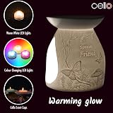Cello Special Friend Woodlands Tealight Wax Melt Oil Burner Porcelain view 4