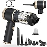 Ytnewin Car Vacuum Portable Cordless, Hand Vacuum with 16000PA High Power, 7 in 1 Mini Car Vacuum Cleaner with One-Click Empty, Dual Hepa Filter, LED Light, Type-C Charging Small Handheld Vac