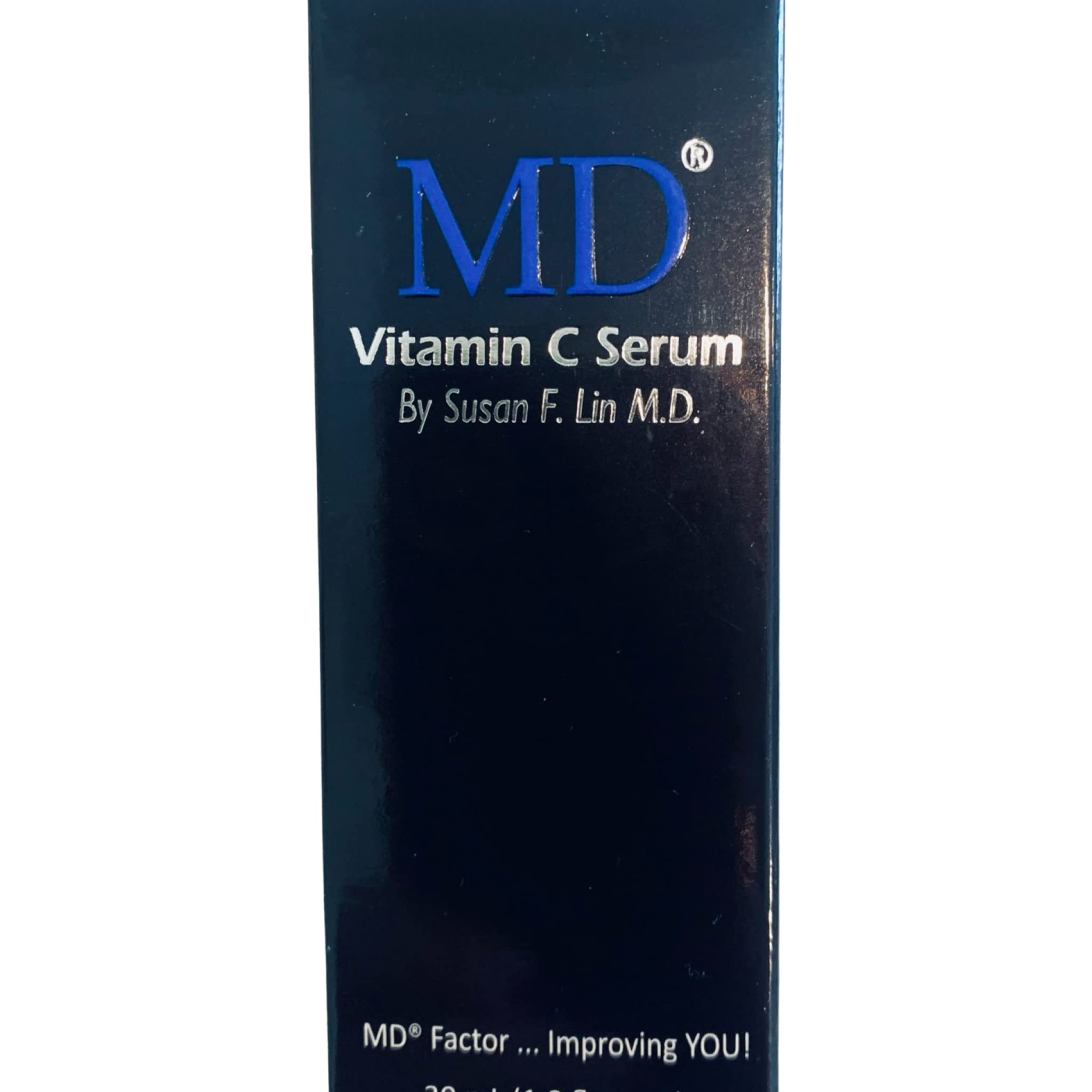 MD Factor Face Serum – Anti-Aging Face Serum with Vitamin C in L-Ascorbic Acid Form for Face & Body – Ideal for Fine Lines & Wrinkles Removal, Dark Spot Reduction & Collagen Production