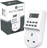 Defender Digital Timer Plug Socket 24 Hour LCD 10 On/Off 240V 13A 3120W view 9
