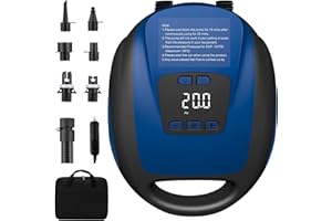 20PSI High Pressure SUP Air Pump, Dual Stage Inflation & Deflation Function Paddle Board Pump, for Inflatable Stand Up Paddle