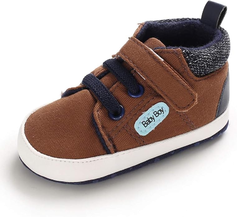 Auxm Baby Shoes for 018 Months, Baby Boy First Walking Shoes Baby