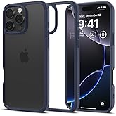 Spigen for iPhone 16 Pro Case, Ultra Hybrid [No Magnet Ring][Anti-Yellowing] - Navy Blue