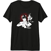 Death Note Ryuk and Light with Halo Anime Premium Tri-blend T-Shirt