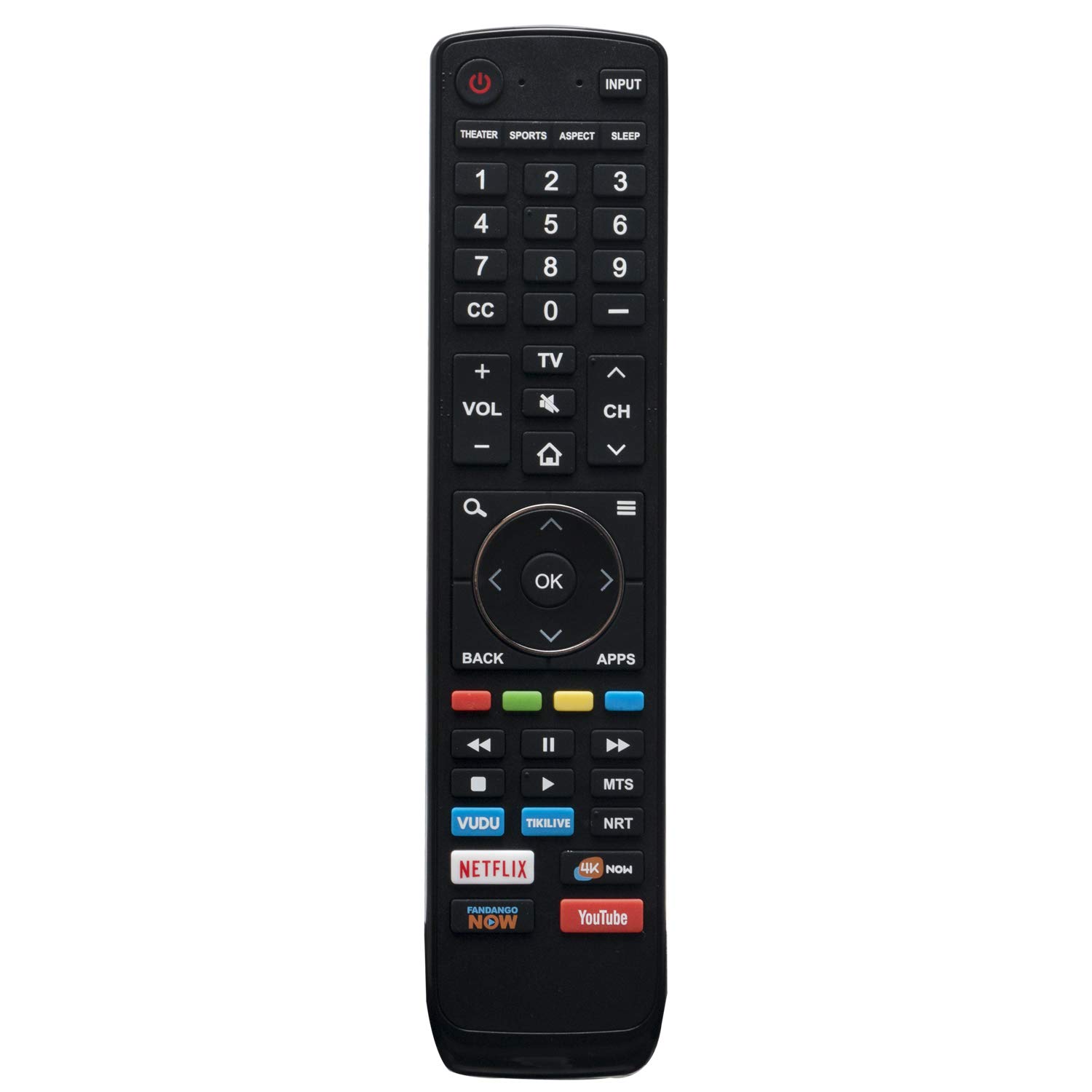 EN3R39H EN3R39S Replace Remote Control -VINABTY TV Remote Control Replacement for Hisense EN3R39H EN3R39S Remote Controller
