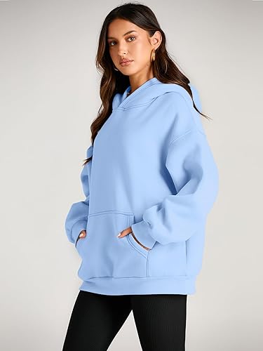 Hoodie 2025 Baby Blue Hoodie Oversized H&m Light Blue Hoodie