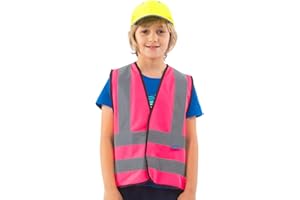 AYKRM Kids High visibility viz vest hi vis viz reflective safety vests