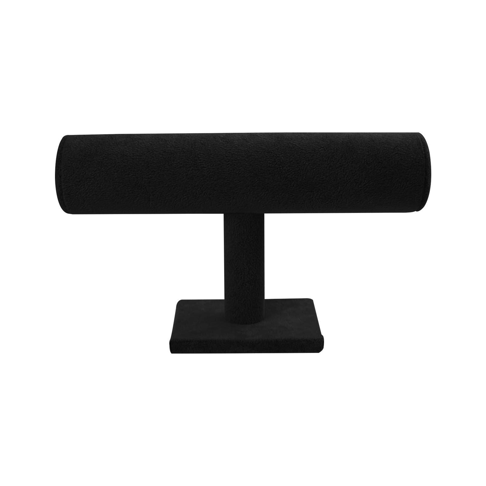 Hileyu Bracelet Stand Display, Velvet Scrunch Organizer, T-Bar Display Holder, Jewelry Organizer, Hair Band, Scrunchies, Bangle Watch Holder, Storage Rack, Black