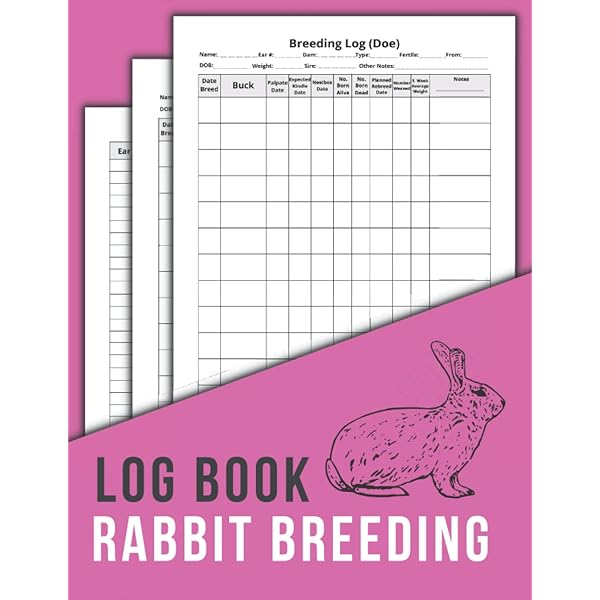Rabbit Breeding Log Book: Rabbitry Management Logbook | Pedigree Chart, Buck & Doe Records, Breeding, Medical, Tattoo, ... Income/Expenses | Rabbit ... | Rabbit Information Book For Rabbit Breeders: Danom, jarven: 9798818609652: Amazon.com: Books rabbit-breeding-log-book-rabbitry-management-logbook-pedigree-chart-buck-doe-records-breeding-medical-tattoo-income-expenses-rabbit-rabbit-information-book-for-rabbit-breeders-danom-jarven-9798818609652-amazon-com-books