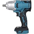 Brushless Electric Impact Wrench 1/2" 18V, Cordless Impact Wrench 1000Nm High-Torque Impact Driver with LED Work Light Powerf