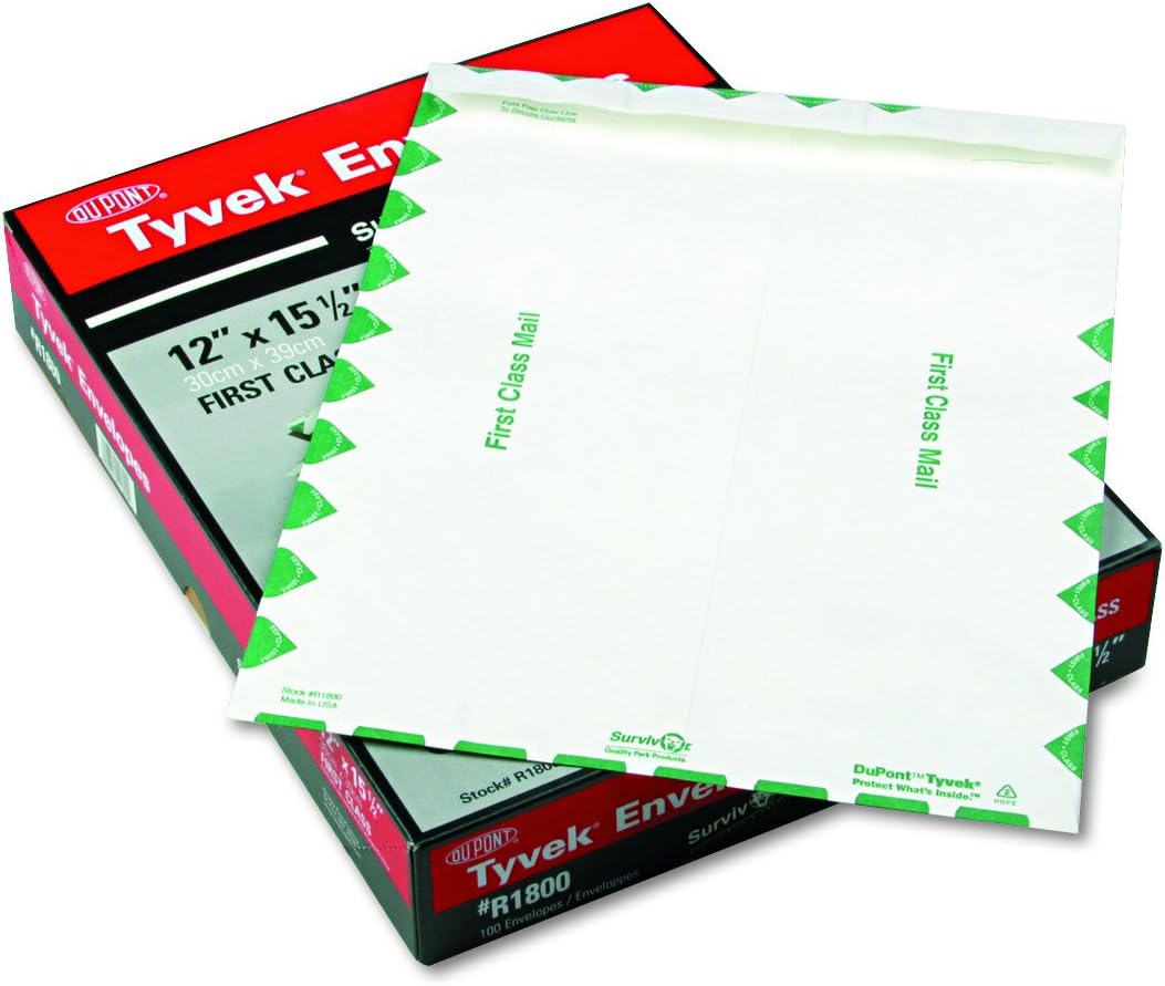 Amazon Com Survivor R1800 Tyvek Usps First Class Mailer 12 X 15