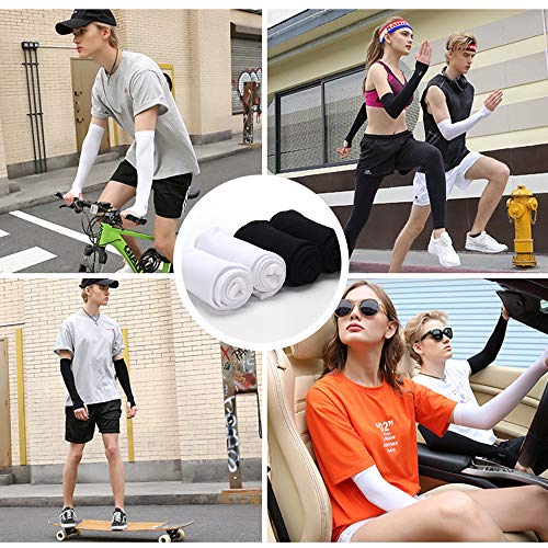 UV Protection Cooling Arm Sleeves Sun Sleeves Arm Cover for Women &Girls&Adult&Youth&Men Cycling, Running,Golf, Driving,Basketball, Football & Outdoor Activities Tattoos Arm Warmer