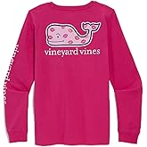 Vineyard Vines Womens Kissed Allover Whale Long-Sleeve Pocket Tee