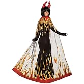 Rubies Devil Fire Cape for Adults, Men's No Size