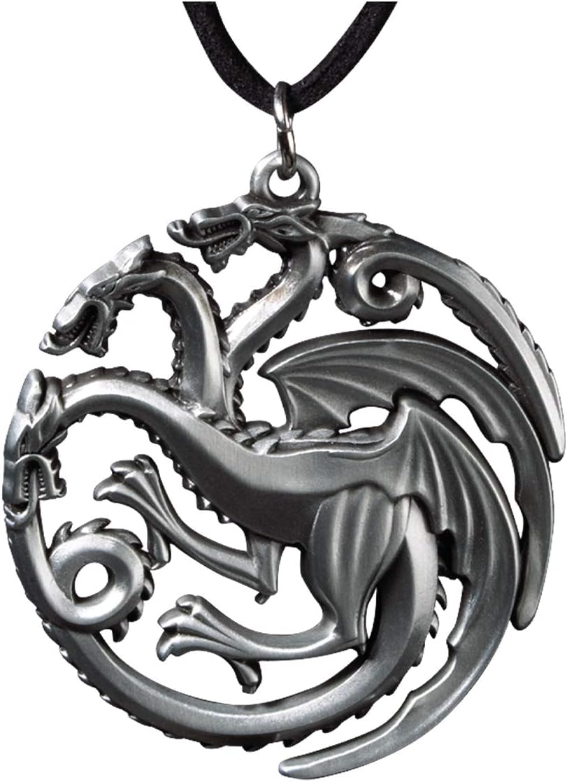 The Noble Collection Game of Thrones - The Targaryen Sigil Pendant (Costume), Standard, 15.75 x 1.57 x 0.25 inches