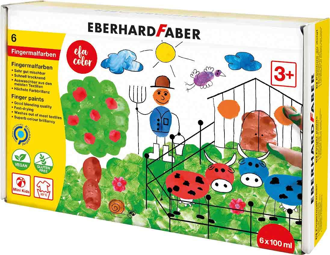 Eberhard Faber 100ml Finger Paint (6 Colours)