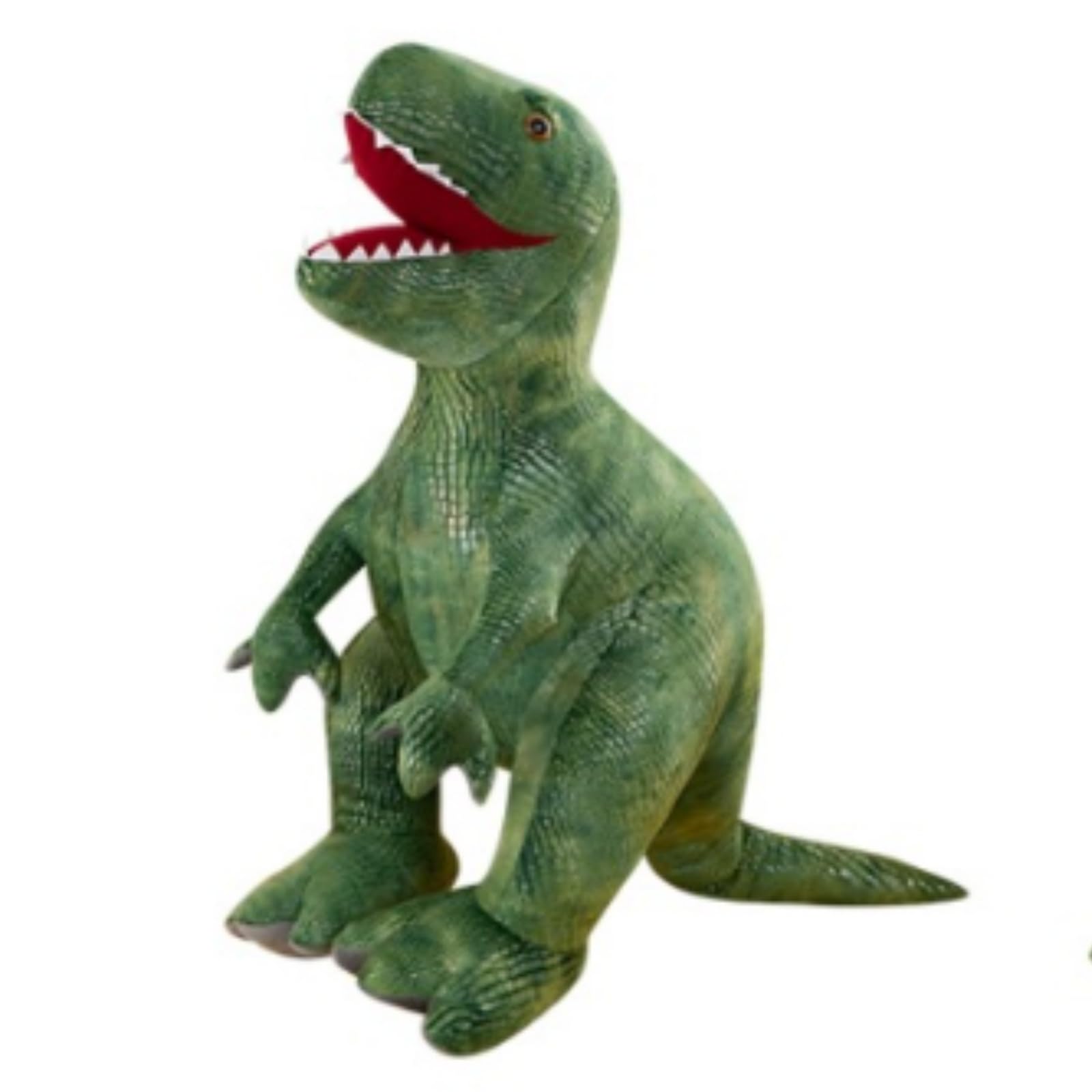 OUKEYI 22.4"/ 57CM Stuffed Dinosaur Plush Giant T-Rex Toy,Lifelike Stuffed Tyrannosaurus Animal,Green Dinosaur Stuffed Animal Throw Plushie Pillow for Boys, girls, Kids