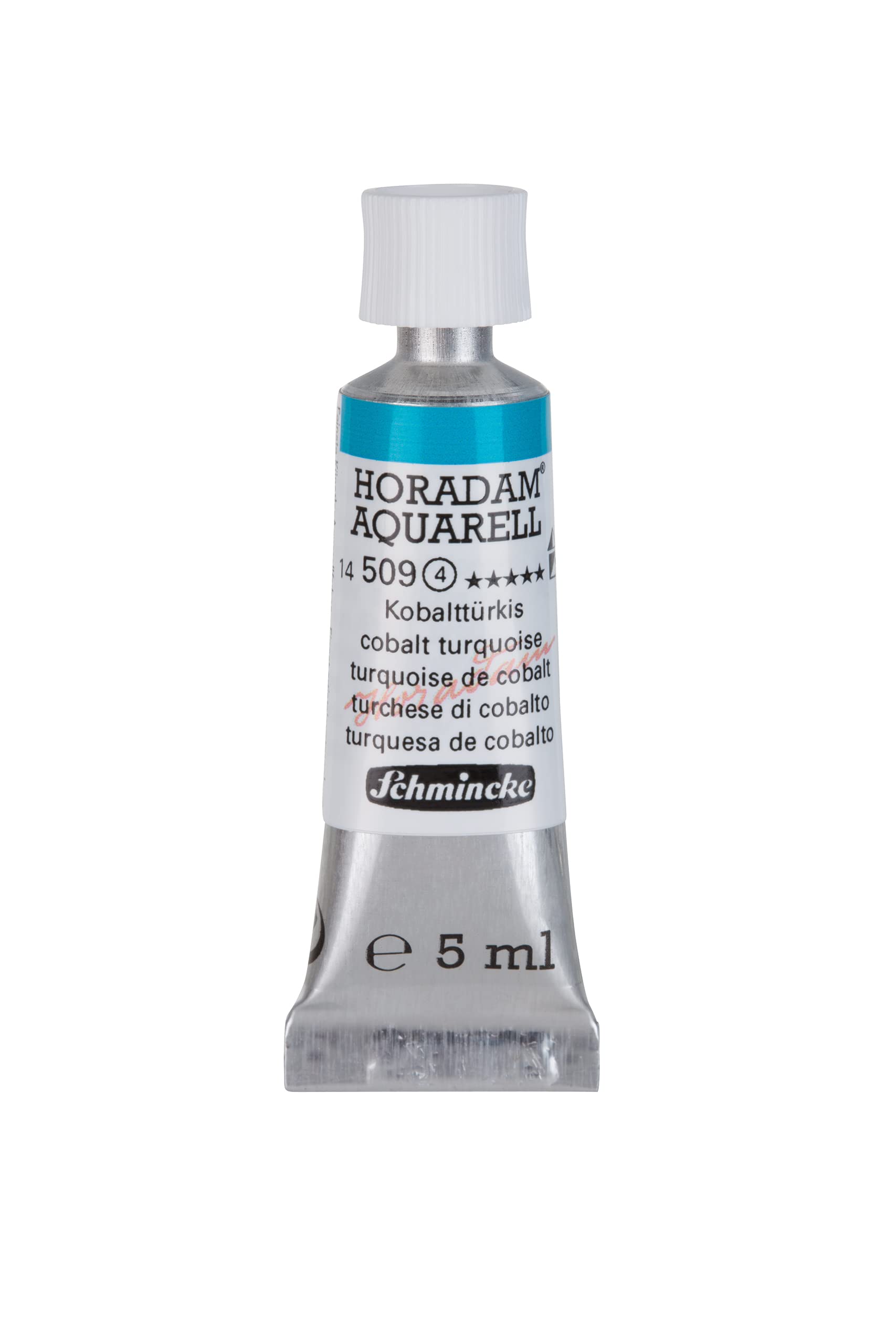 Schmincke - HORADAM® AQUARELL - finest artists' watercolours, cobalt turquoise - 5 ml