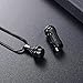 Window Of Glass Cylinder Cremation Urn Jewelry Keepsake Memorial Necklace Hold Ashes For Women (Black)
