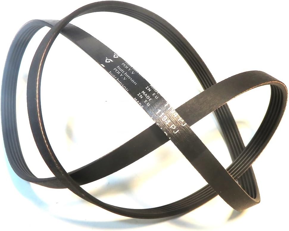 Hutchinson - Washing machine drive belt 1194 PJ, Schwarz - Image 5