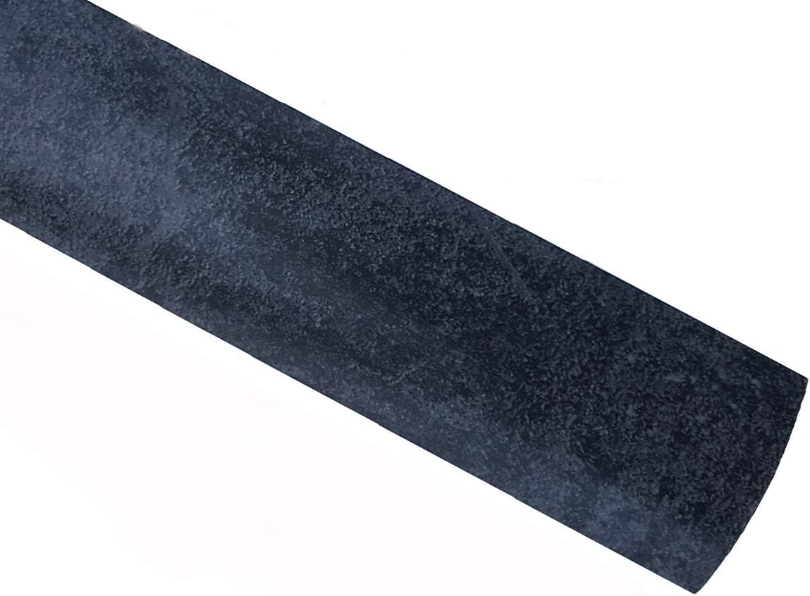 Laminated Threshold Strip Clip System 38mm x 90cm Multi-Height & Pivot Self Adhesive Easy Fit (Grey Slate)