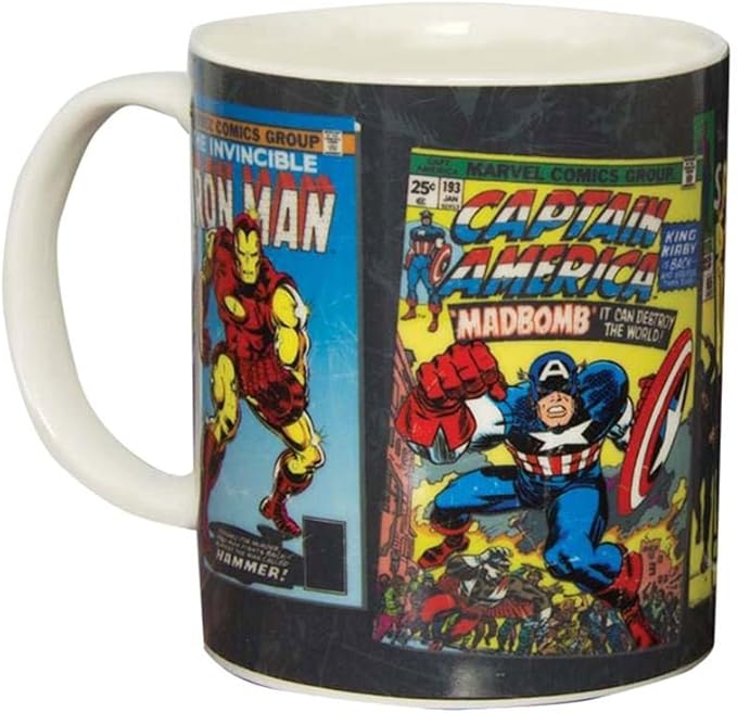Paladone Taza Marvel Comics, Cerámica, Multicolor, 12x9x9 cm: Amazon.es: Hogar