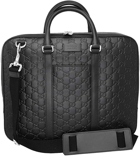 gucci leather briefcase