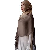 Txmout Ombre Modal Hijab Scarf for Women Muslim, Soft Lightweight Headscarf
